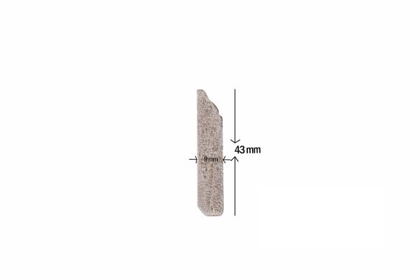 Len chân tường nhựa Hàn Quốc cao 4.3cm SB511