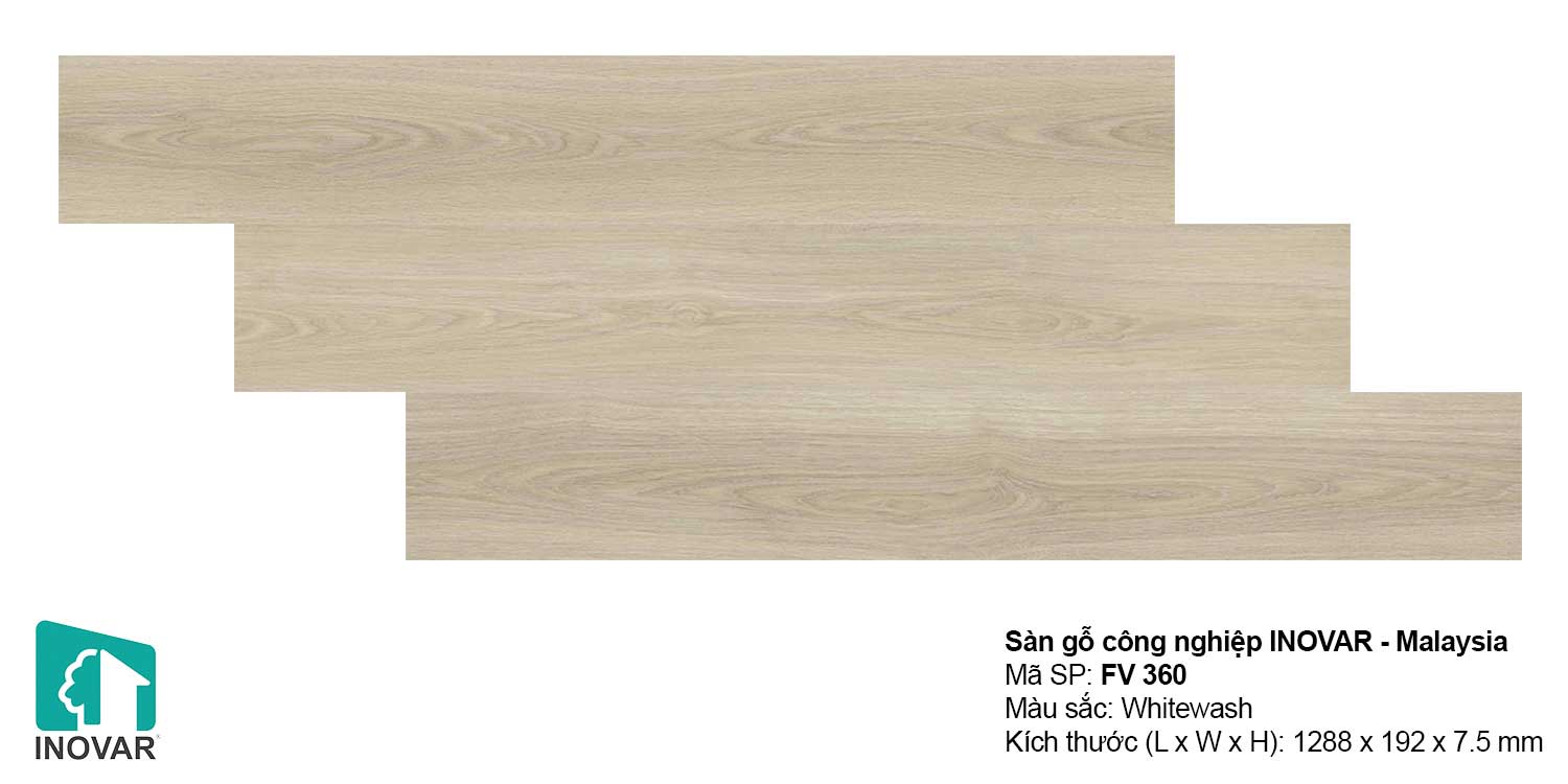 Sàn gỗ Inovar FV360 dày 7.5mm