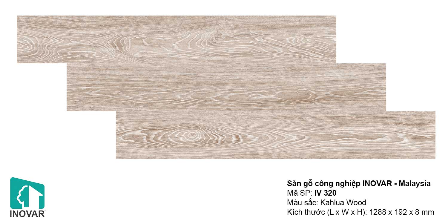 Sàn gỗ Inovar IV320 dày 8mm