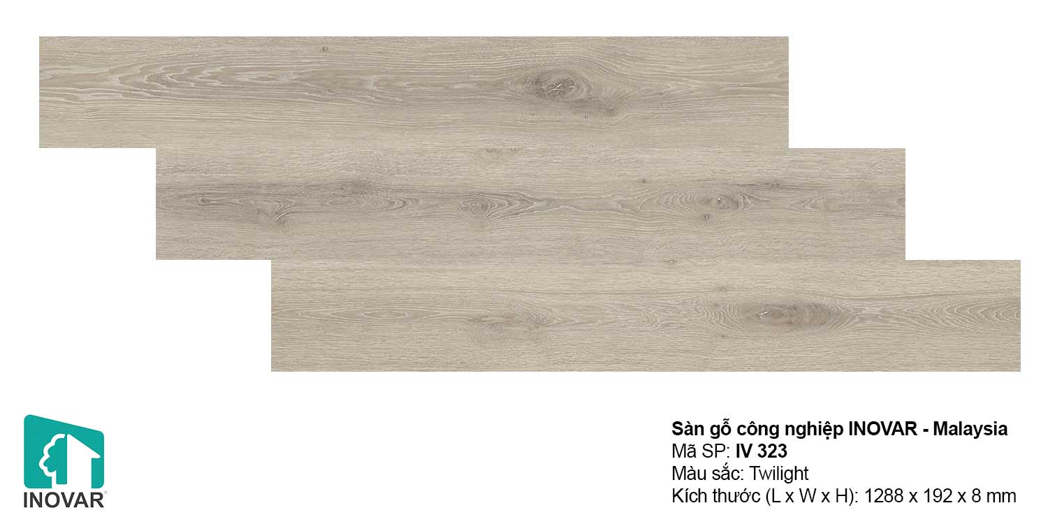 Sàn gỗ Inovar IV323 dày 8mm