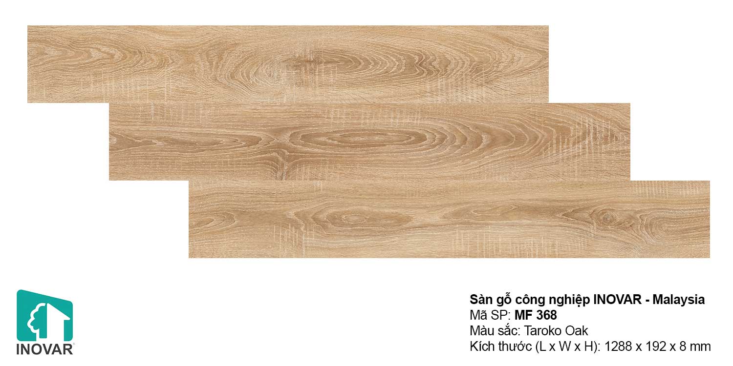 Sàn gỗ Inovar MF368 dày 8mm