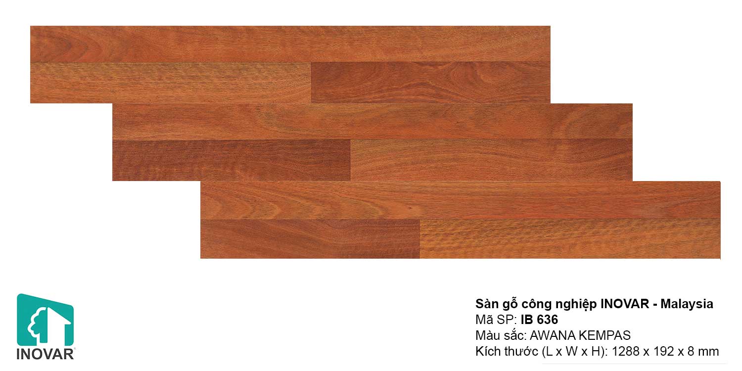 Sàn gỗ Inovar Original Series IB636 dày 8mm
