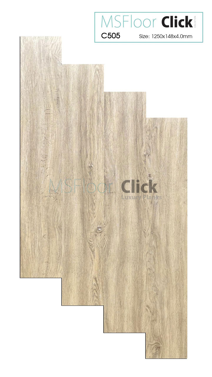 Sàn nhựa hèm khóa dày 4mm MSFloor C505