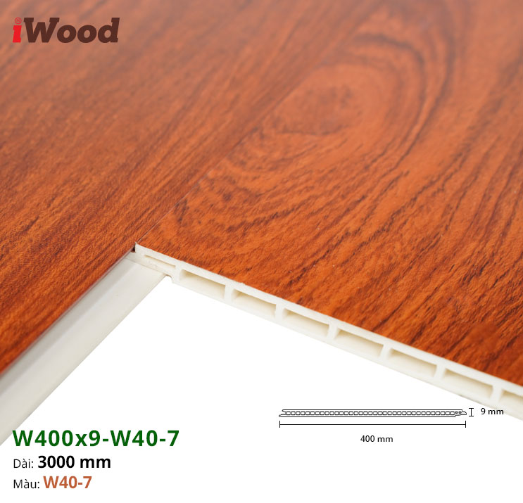 Tấm ốp tường trần iWood W40-7