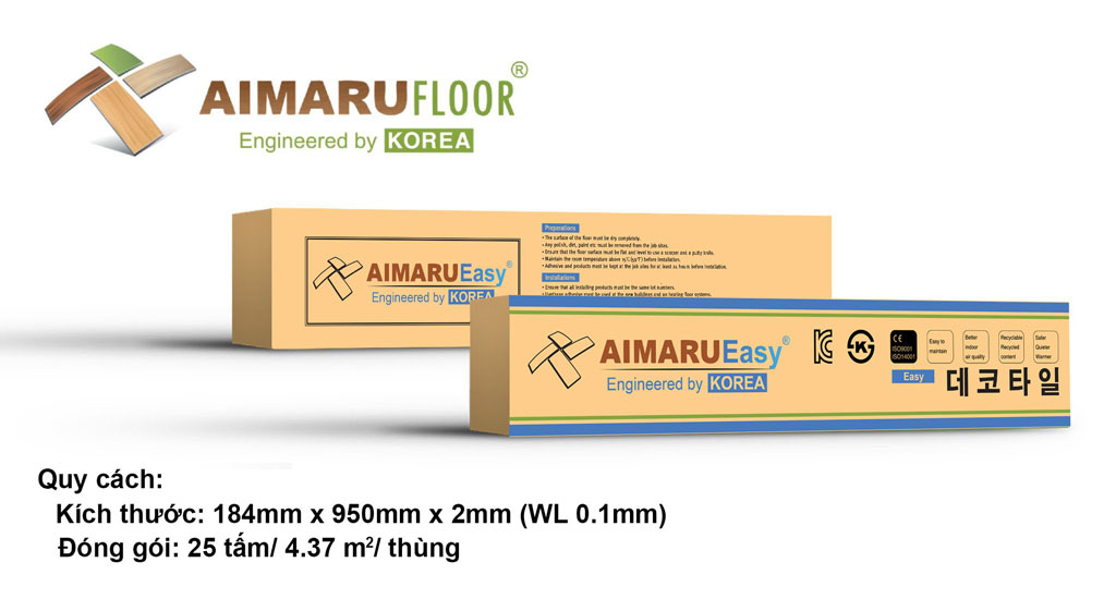 Sàn nhựa dán keo Aimaru Easy 2mm A21