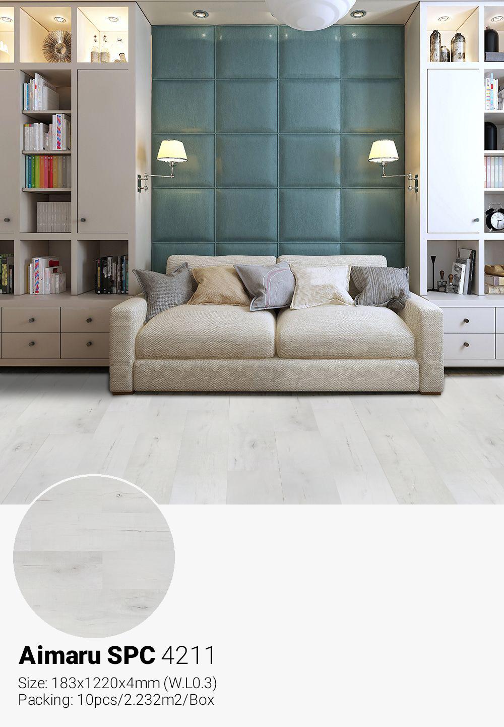 Sàn nhựa hèm khóa Aimaru SPC dày 4mm 4211