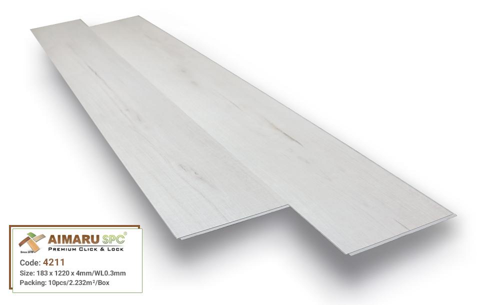 Sàn nhựa hèm khóa Aimaru SPC dày 4mm 4211