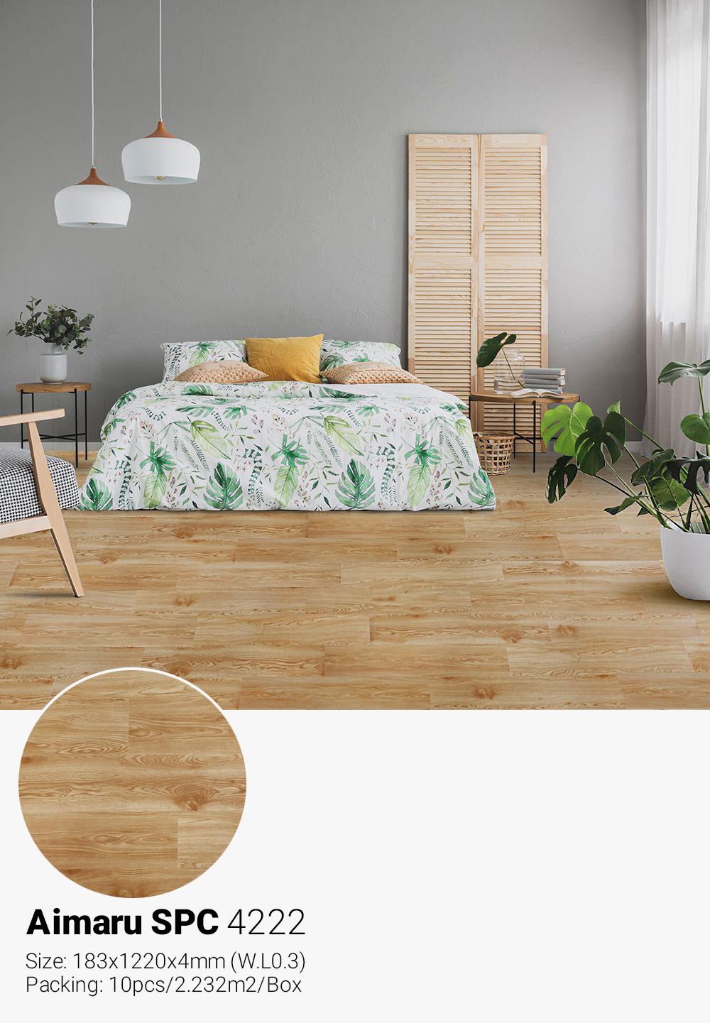 Sàn nhựa hèm khóa Aimaru SPC dày 4mm 4222