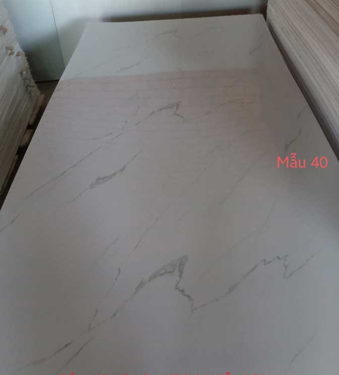 Tấm ốp tường PVC vân đá (nhựa giả đá) mẫu 40