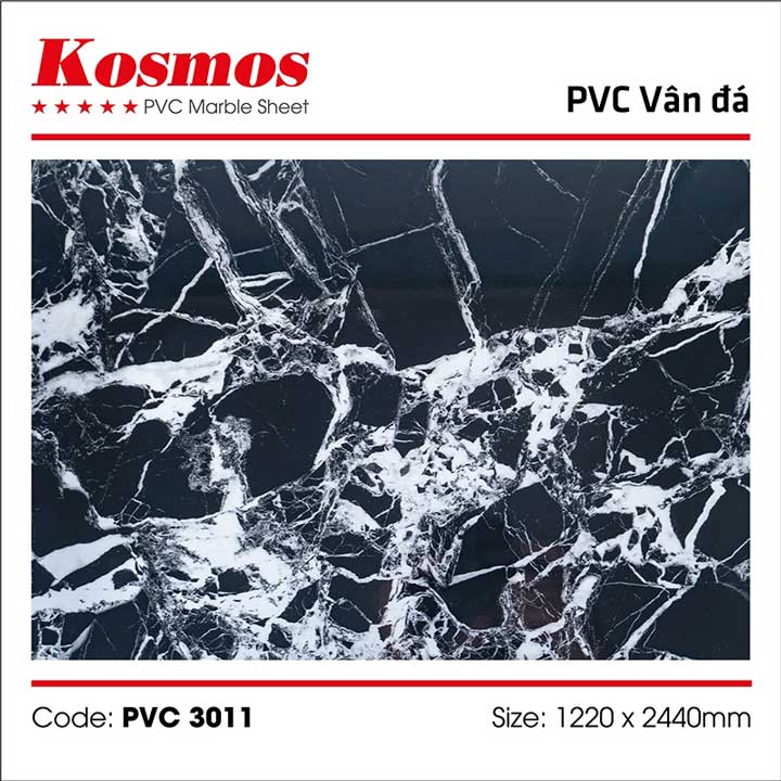 Tấm ốp tường PVC vân đá (nhựa giả đá) 3011