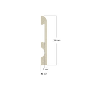 Len Chân Tường Nhựa Màu Đen Cao 10cm